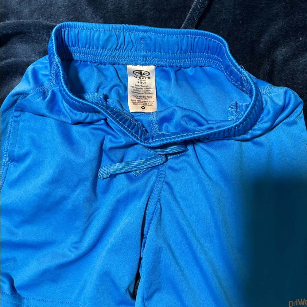 Vibrant Blue Kids' Athletic Shorts